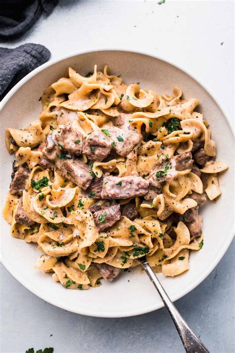 What is the most tender meat for beef stroganoff?